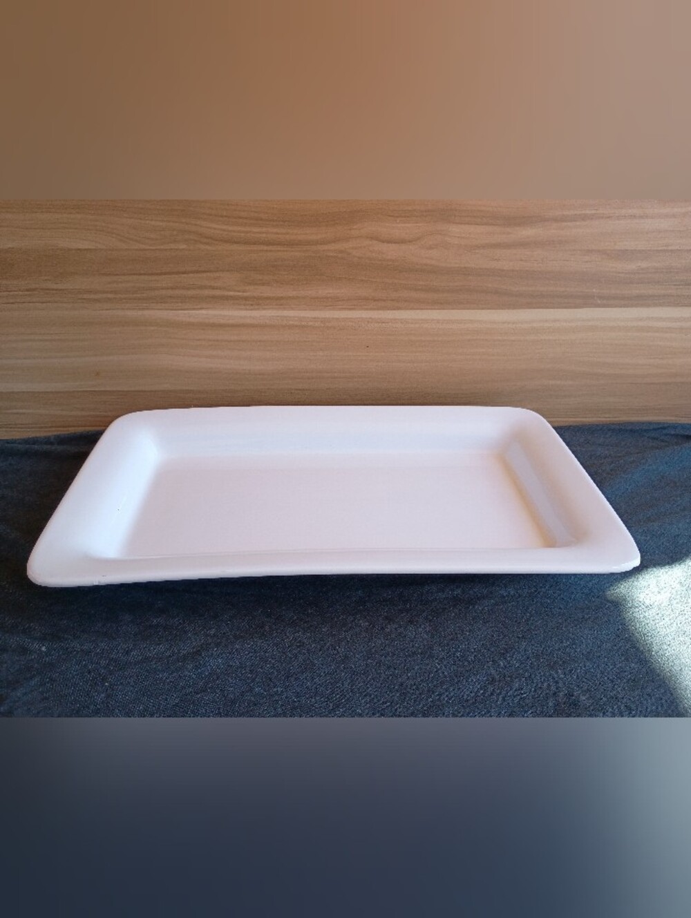 Kohl's white rectangular ceramic serving platter or baking dish